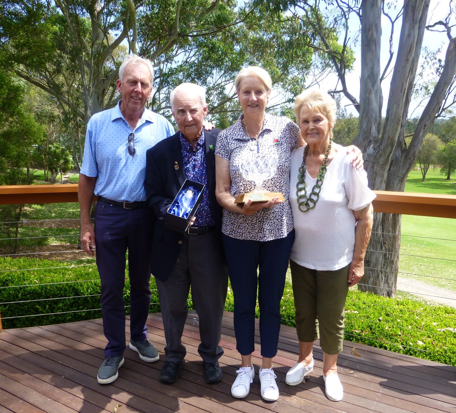 Jackie Johnston Memorial Trophy Winner Jan Gillies
Presented by Col Johnston WGC Patron, and family.