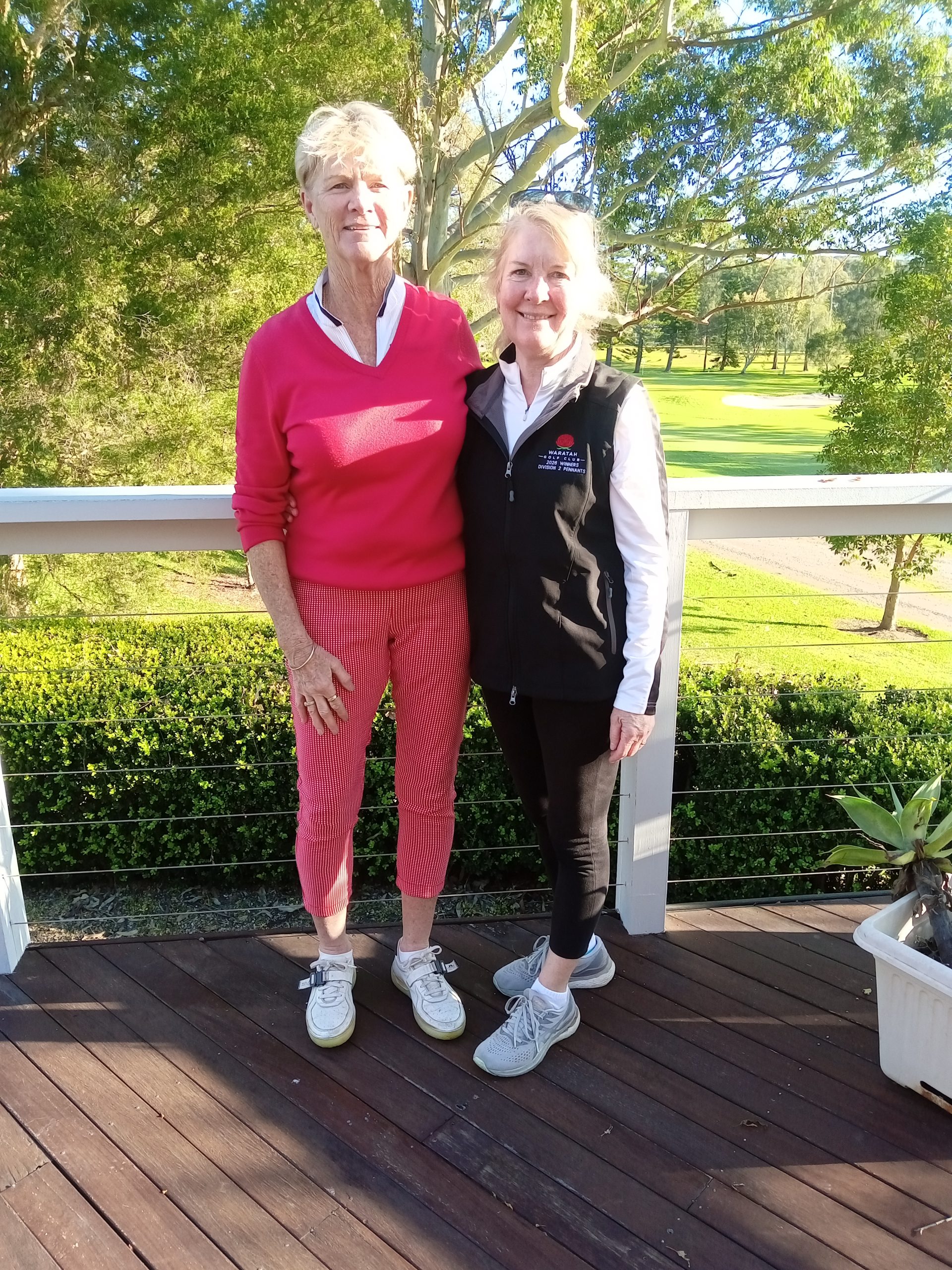 Gross Winners L-R Renay Robertson and Susan Evans