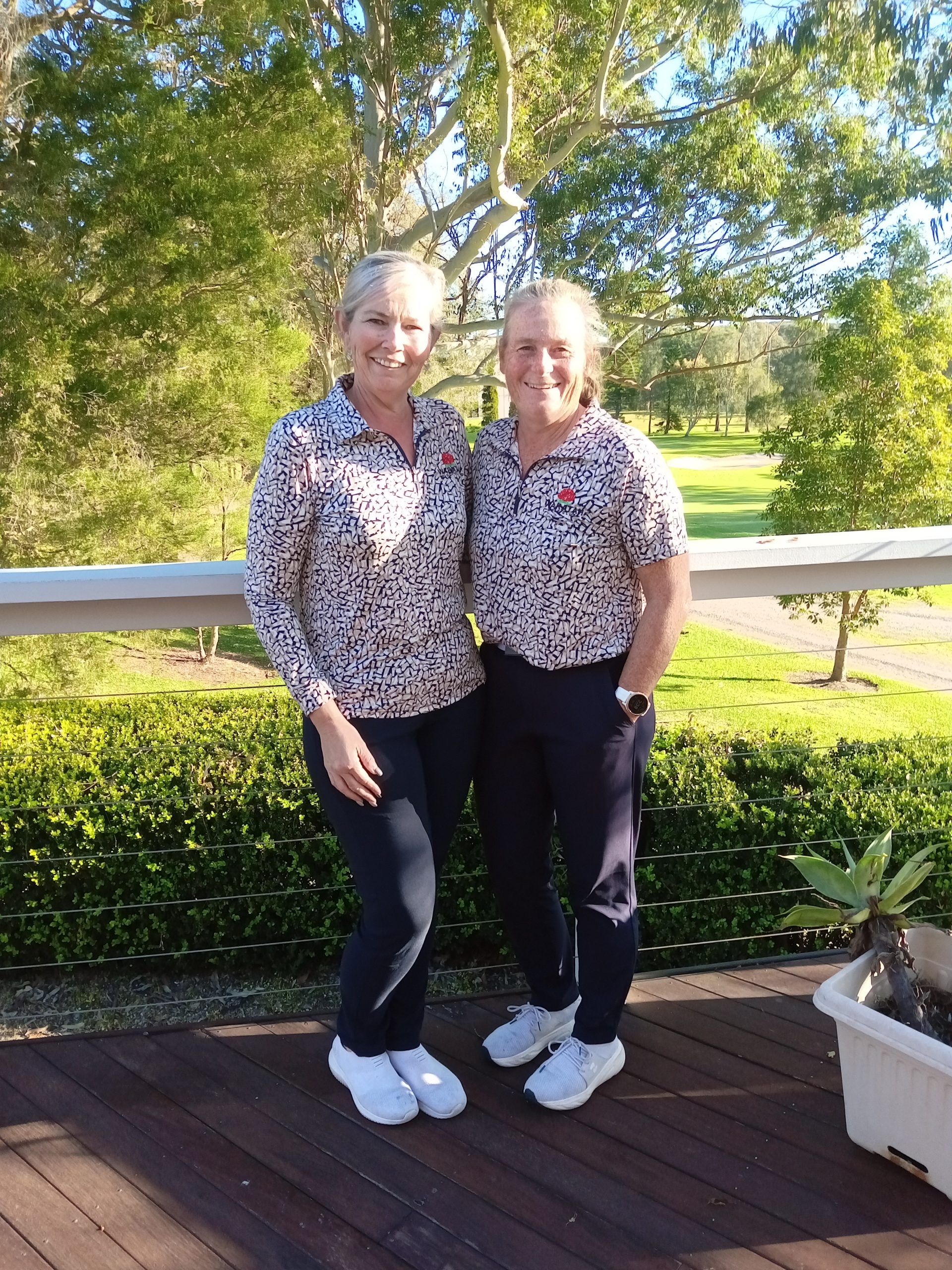 Gross R/up L-R Mindy Simmons and Louise Renshaw